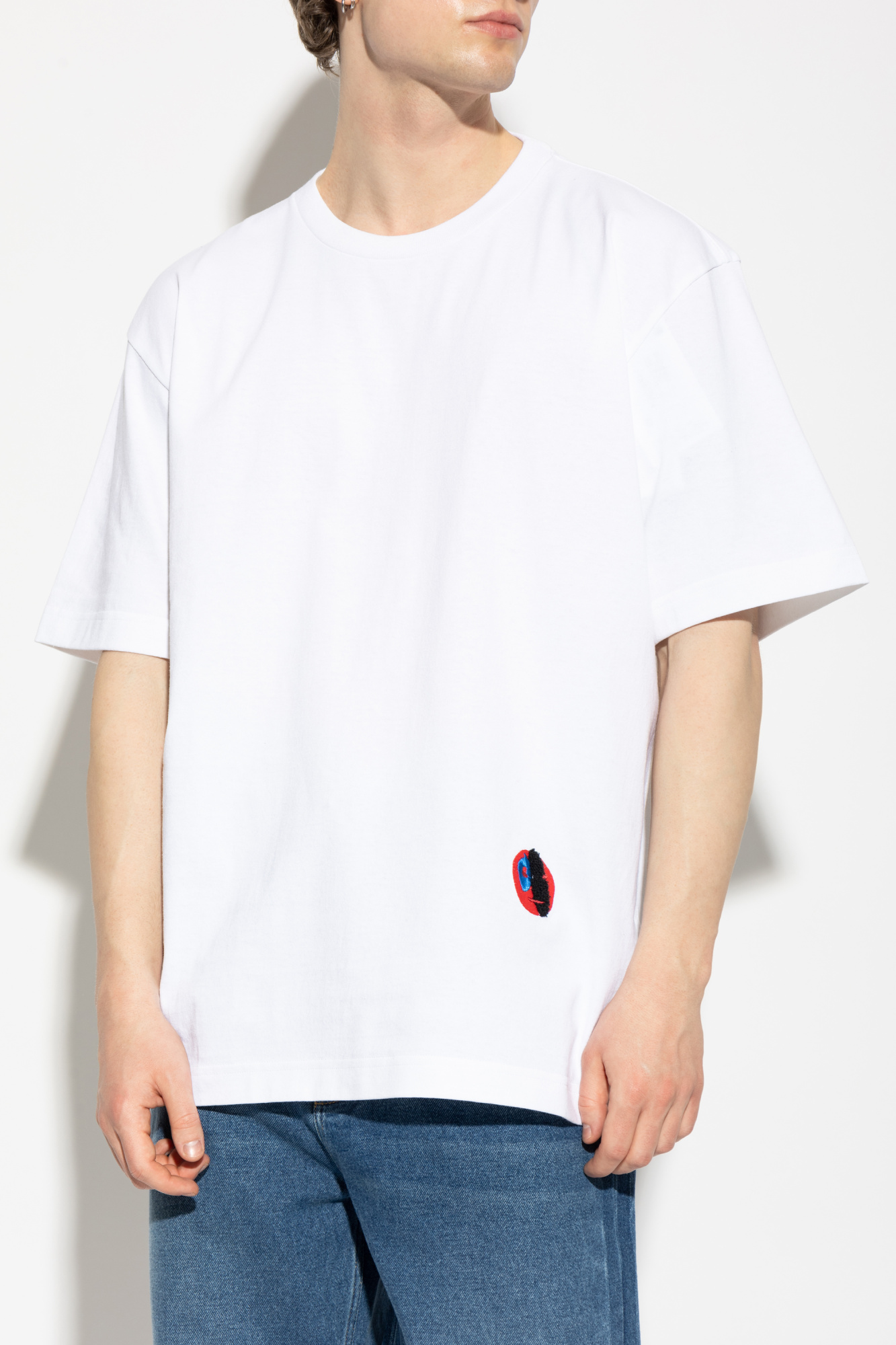 Bottega Veneta T-shirt with embroidery | Men's | Vitkac